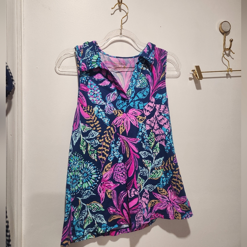 Lilly Pulitzer Luxetic Polo Tank